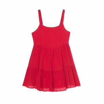 Cropp - Плаття з оборкою - червоний