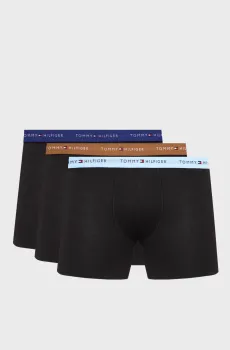 Мужские черные боксеры (3 шт) WB TRUNK Черный M Tommy Hilfiger UM0UM02763