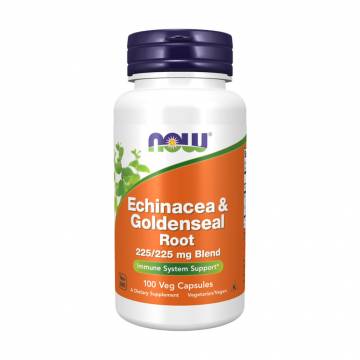 Эхинацея и гидратис NOW Foods Echinacea & Goldenseal Root 225/225 мг, 100 вегетарианских капсул Эхинацея и гидратис NOW Foods Echinacea & Goldenseal Root 225/225 мг, 100 вегетарианских капсул