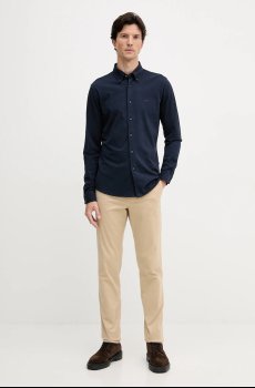 Хлопковая рубашка BOSS Orange Myjersey_M
