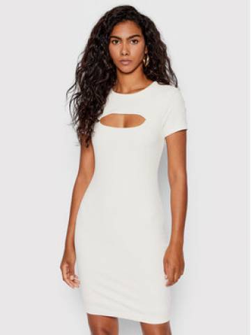 Guess Повсякденна сукня Lana WBYK95 KB9E2 Білий Slim Fit Guess Повсякденна сукня Lana WBYK95 KB9E2 Білий Slim Fit