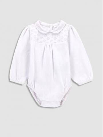 Coccodrillo Дитяче боді WC3112103RPN Білий Regular Fit Coccodrillo Дитяче боді WC3112103RPN Білий Regular Fit
