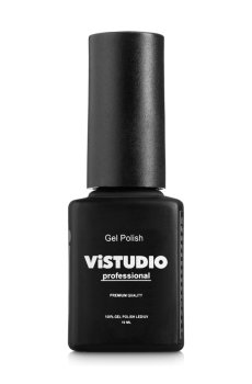 Уценка! Гель-лак для ногтей ViSTUDIO Professional 100% Gel Polish LED/UV, V-020 Темно-красный/Вишня, 10 мл