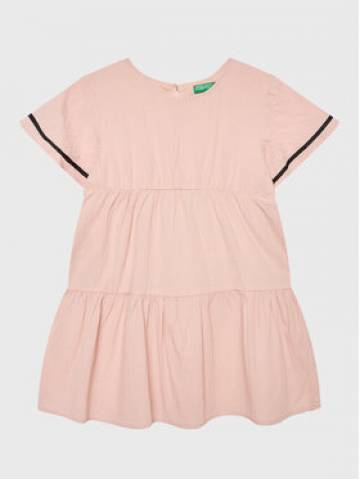 United Colors Of Benetton Літня сукня 4O9TGV00P Рожевий Regular Fit United Colors Of Benetton Літня сукня 4O9TGV00P Рожевий Regular Fit
