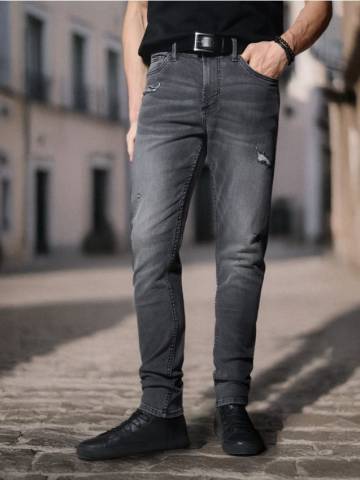 Джинсы skinny fit - сірий Джинсы skinny fit - сірий