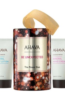 Уценка! Набор для тела Ahava Be Unexpected The Power Duo (лосьон для тела, 40 мл + крем для рук, 40 мл)