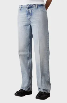 Женские голубые джинсы 90S STRAIGHT TROUSER Голубой 29 Calvin Klein Jeans J20J224347