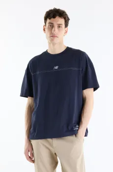 Мужская темно-синяя футболка Sport Legacy Graphic Синий XL New Balance MT62L4FVDNT