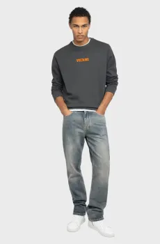 Мужской серый свитшот Aime Серый L ZADIG&VOLTAIRE JMSS01333_CARBONE