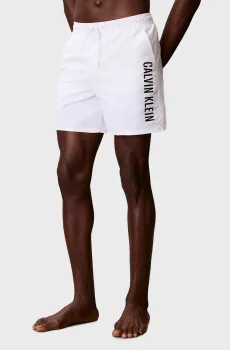 Мужские белые плавательные шорты MEDIUM DRAWSTRING Белый S Calvin Klein LV00N61047