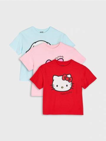 Бавовняна футболка Hello Kitty - різнобарвний Бавовняна футболка Hello Kitty - різнобарвний