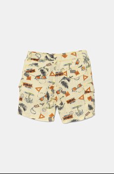 Детские шорты с примесью льна Guess