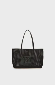 Женская черная сумка EMBLEM Черный ONESIZE Calvin Klein LV04F3380G