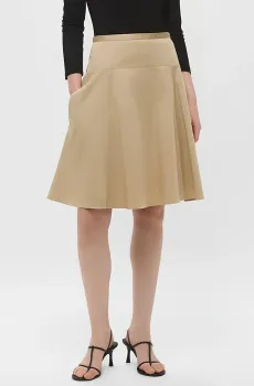 Женская бежевая юбка Бежевый 34 BOSS 50540648;269