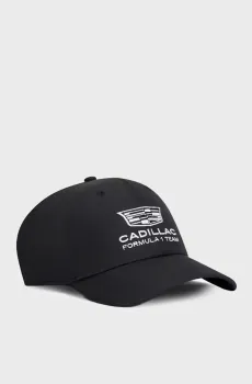 Мужская черная кепка TH x Cadillac Formula 1® Team Черный ONESIZE Tommy Hilfiger AU0AU02093