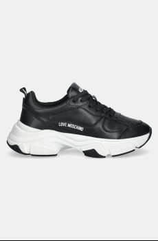 Кожаные кроссовки Love Moschino