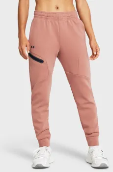 Женские розовые спортивные брюки Unstoppable Flc Jogger Розовый XS Under Armour 1379846-696