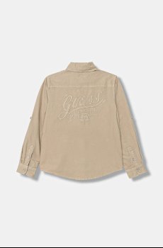 Детская хлопковая рубашка Guess