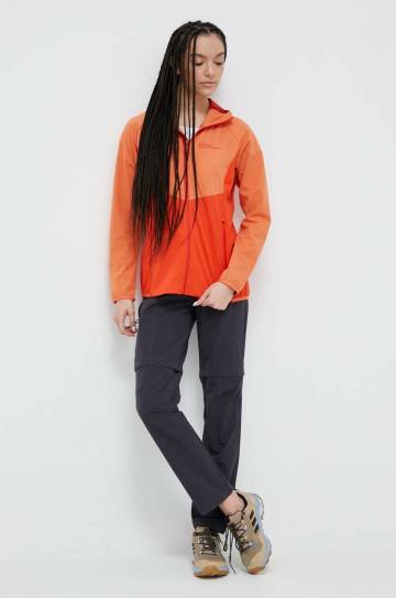Куртка outdoor Jack Wolfskin Go Hike Softshell цвет оранжевый Куртка outdoor Jack Wolfskin Go Hike Softshell цвет оранжевый