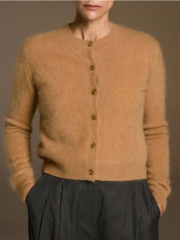 Reserved - LADIES` SWEATER - бежевий - 669GJ-08M