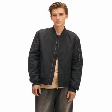 Cropp - Куртка бомбер - чорний Cropp - Куртка бомбер - чорний