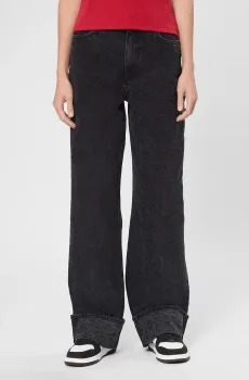 Женские черные джинсы с узором Черный 28 HUGO 50549510;015