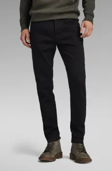 Мужские черные джинсы 3301 Slim Черный 30-32 G-Star RAW 51001,B964