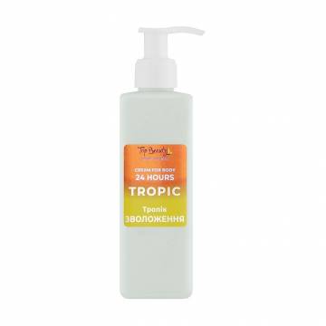 Увлажняющий крем для тела Top Beauty Cream For Body 24 Hours Тропик, 250 мл Увлажняющий крем для тела Top Beauty Cream For Body 24 Hours Тропик, 250 мл