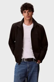 Мужская черная ветровка STAND COLLAR Черный XXL Calvin Klein LV04LF515G