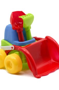 Набор для игры с песком Maximus (машина + грабли + лопата + сито), от 3 лет, 23*19*18 см (9152) Цвет случайный при наличии