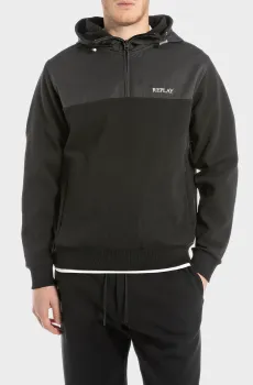 Мужское черное худи Черный S Replay M3178 .000.23655