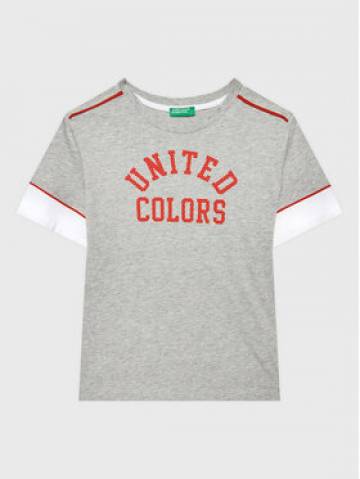 United Colors Of Benetton Футболка 3096C10A9 Сірий Regular Fit United Colors Of Benetton Футболка 3096C10A9 Сірий Regular Fit