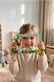 Набір будівельних блоків фоторамка - різнобарвний