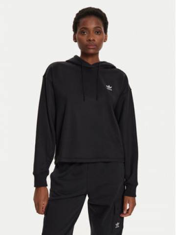 adidas Світшот Trefoil IU2421 Чорний Loose Fit adidas Світшот Trefoil IU2421 Чорний Loose Fit