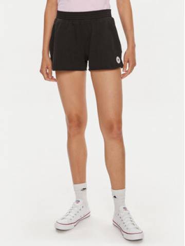 Converse Спортивні шорти W Retro Chuck Short 10026392-A02 Чорний Regular Fit Converse Спортивні шорти W Retro Chuck Short 10026392-A02 Чорний Regular Fit