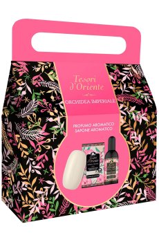 Подарочный набор Tesori dOriente Орхидея (Парфюмированная вода, 100 мл + твердое мыло, 125 г)