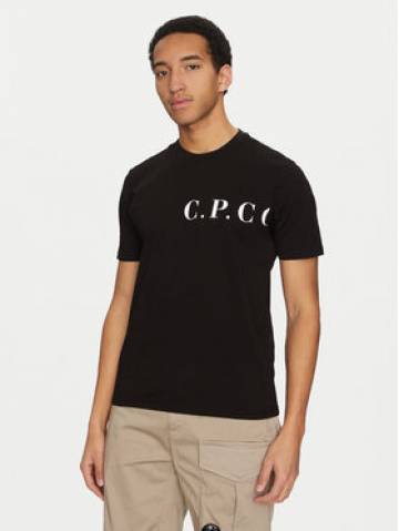 C.P. Company Футболка 18CMTS139A005100W Чорний Regular Fit C.P. Company Футболка 18CMTS139A005100W Чорний Regular Fit