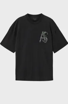Мужская черная футболка LINX Черный L AllSaints M015PF