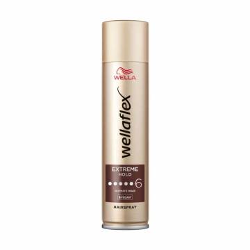 Лак для волос WELLA Wellaflex Extreme Hold максимально сильной фиксации, 400 мл Лак для волос WELLA Wellaflex Extreme Hold максимально сильной фиксации, 400 мл