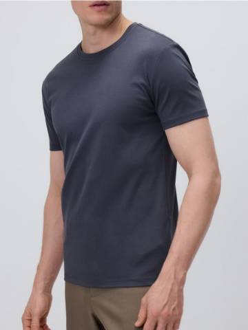 Reserved - MEN`S T-SHIRT - темно-сірий - 032EE-90X Reserved - MEN`S T-SHIRT - темно-сірий - 032EE-90X