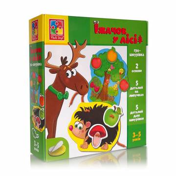 Игра-шнуровка Vladi Toys Ёжик в лесу, на украинском языке, от 3 лет, 12 предметов (VT1804-45) Игра-шнуровка Vladi Toys Ёжик в лесу, на украинском языке, от 3 лет, 12 предметов (VT1804-45)