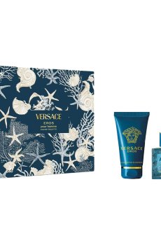 Парфюмированный набор мужской Versace Eros Set (туалетная вода, 30 мл + гель для душа, 50 мл)