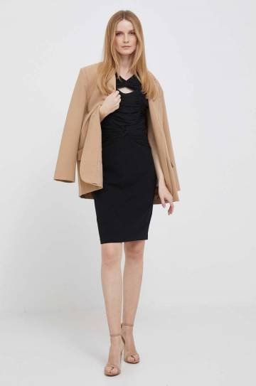 Платье Dkny цвет чёрный mini облегающее Платье Dkny цвет чёрный mini облегающее