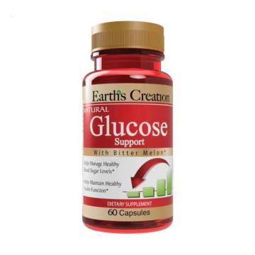 Поддержка глюкозы Earths Creation Glucose Support, 60 капсул