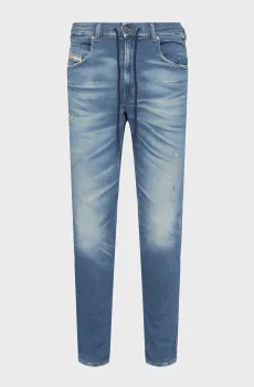 Мужские синие джинсы 2032 D-KROOLEY-B Синий 34 Diesel A14847 068RY