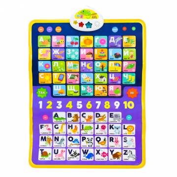 Інтерактивний плакат Kids Hits Абетка 2 в 1 (KH07/003) Інтерактивний плакат Kids Hits Абетка 2 в 1 (KH07/003)