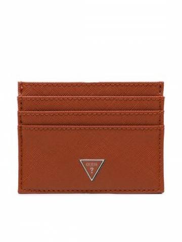 Guess Чохол для кредиток Certosa Saffiano Slg SMCRTO LEA25 Коричневий Guess Чохол для кредиток Certosa Saffiano Slg SMCRTO LEA25 Коричневий