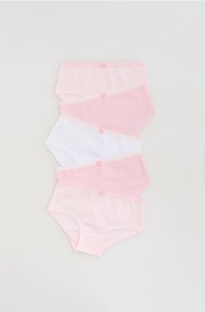 Reserved - Бавовняні трусики, 5 штук - пастельний рожевий - 643IN-03X