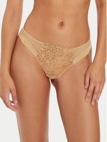Chantelle Стрінги Fleurs Si C12Q90 Бежевий Chantelle Стрінги Fleurs Si C12Q90 Бежевий