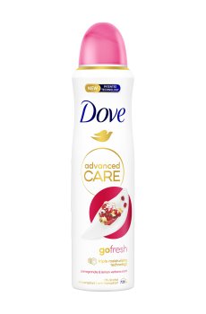 Антиперспирант-спрей Dove Advanced Care Go Fresh, Гранат и вербена, женский, 150 мл